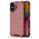 Mobigear Honeycomb iPhone 16 Hoesje Hardcase Backcover Shockproof - Rood