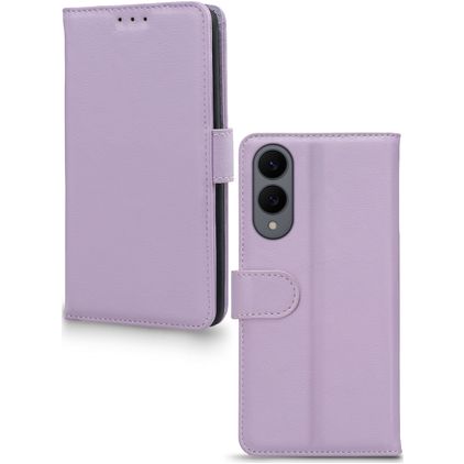 Mobilize Premium Gelly Samsung Galaxy S25 Edge Hoesje Bookcase Portemonnee - Paars