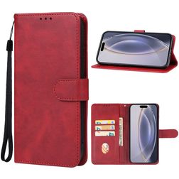 Mobigear Wallet iPhone 16 Pro Hoesje Bookcase Portemonnee - Rood