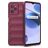 Mobigear Bumpy Realme C35 Hoesje Flexibel TPU Backcover - Bordeaux Rood