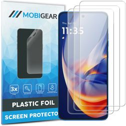 Mobigear Motorola Edge 50 Neo Screenprotector Folie - Case Friendly (3-Pack)