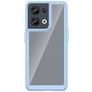 Mobigear Crystal OPPO Reno 8 5G Hoesje Hardcase Backcover - Transparant / Blauw