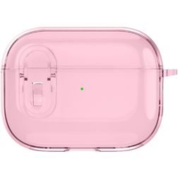 Mobigear Crystal Clip Apple AirPods Pro 1 Hardcase Hoesje - Roze