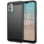 Mobigear Brushed Slim Nokia G42 Hoesje Flexibel TPU Backcover - Zwart