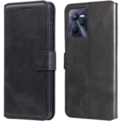 Mobigear Wallet Realme C35 Hoesje Bookcase Portemonnee - Zwart