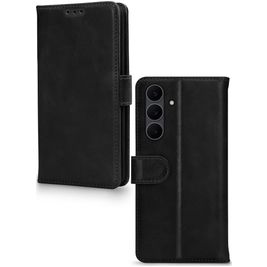 Mobilize Premium Gelly Samsung Galaxy S25 FE Hoesje Bookcase Portemonnee - Zwart