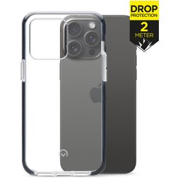 Mobilize Shatterproof iPhone 15 Pro Max Hoesje Hardcase Backcover Shockproof - Transparant / Zwart