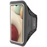 Mobiparts Comfort Fit Telefoonhouder Hardlopen Samsung Galaxy A12 Sport Hoesje Neopreen Sportarmband - Zwart
