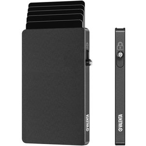 Valenta Cardprotector Aluminium Pasjeshouder - 7 Pasjes - MagSafe Compatible - Dark Grey