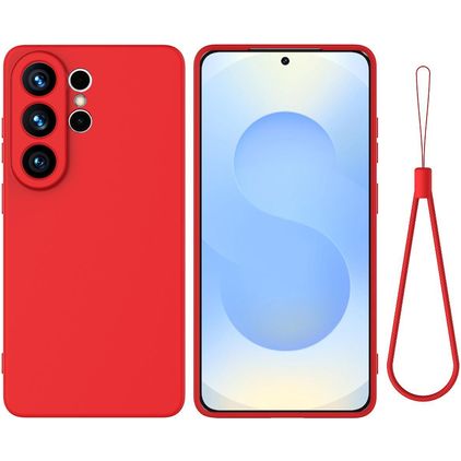 Mobigear Rubber Touch Samsung Galaxy S26 Ultra Siliconen Hoesje Backcover - Rood