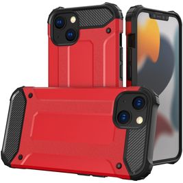Mobigear Outdoor iPhone 16 Hoesje Hardcase Backcover Shockproof - Rood