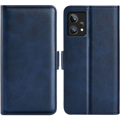 Mobigear Slim Magnet Realme 9 Pro Plus Hoesje Bookcase Portemonnee - Blauw