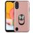 Mobigear Armor Ring Samsung Galaxy A01 Hoesje Hardcase Backcover Shockproof met Ringhouder - Roségoud