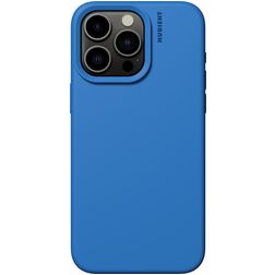 Nudient Base iPhone 15 Pro Max Siliconen Hoesje Backcover - Vibrant Blue