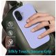 Mobigear Rubber Touch iPhone 16 Siliconen Hoesje Backcover - Paars