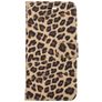 Mobigear Leopard iPhone 8 Plus Hoesje Bookcase Portemonnee - Bruin