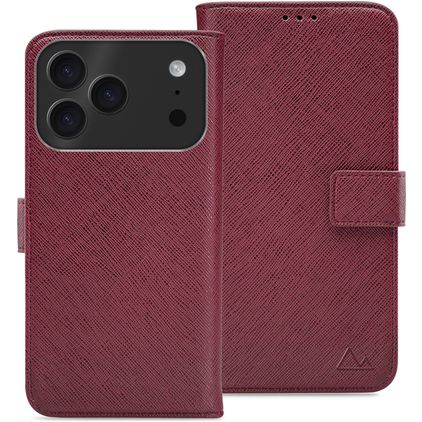 My Style Flex Wallet iPhone 17 Pro Hoesje Bookcase Portemonnee - Bordeaux