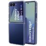 Mobiparts Hardcover Doorzichtig Samsung Galaxy Z Flip 7 Hoesje Hardcase Backcover - Transparant