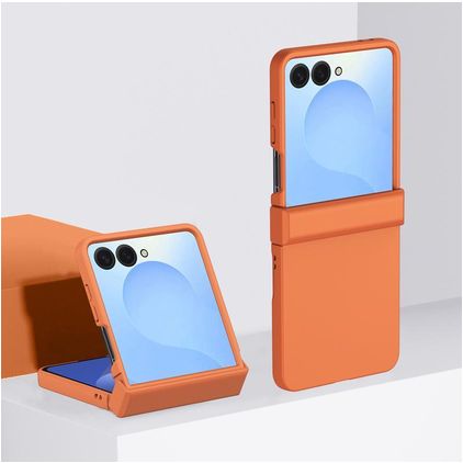 Mobigear Colors Samsung Galaxy Z Flip 8 Hoesje Hardcase Backcover - Oranje
