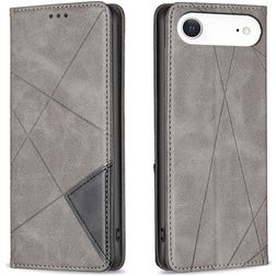 Mobigear Rhombus Slim iPhone Air Hoesje Bookcase - Grijs