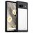Mobigear Crystal Google Pixel 7a Hoesje Hardcase Backcover - Transparant / Zwart