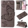 Mobigear Butterfly iPhone 16e Hoesje Bookcase Portemonnee - Grijs