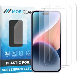 Mobigear iPhone 14 Pro Max Screenprotector Folie - Case Friendly (3-Pack)