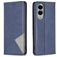 Mobigear Rhombus Slim Samsung Galaxy S25 Edge Hoesje Bookcase - Blauw
