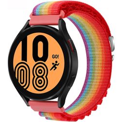 Mobigear Alpine Nylon Smartwatch Bandje Gespsluiting - 22 mm - Colorful