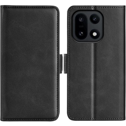 Mobigear Slim Magnet OnePlus 15 Hoesje Bookcase Portemonnee - Zwart