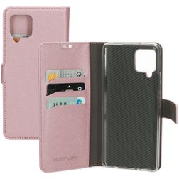 Mobiparts Saffiano Wallet Samsung Galaxy A42 Hoesje Bookcase Portemonnee - Roze