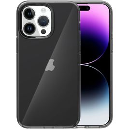 Mobigear Crystal iPhone 15 Pro Max Hoesje Hardcase Backcover - Grijs Mobigear Crystal iPhone 15 Pro Max Hoesje Hardcase Backcover - Grijs