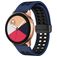 Mobigear Sport Plus Mag Siliconen Smartwatch Bandje Magneetsluiting - Universeel 22 mm connector - Zwart / Donkerblauw