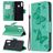 Mobigear Butterfly Samsung Galaxy A20s Hoesje Bookcase Portemonnee - Turquoise