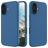 Mobigear Rubber Touch iPhone 16 Plus Siliconen Hoesje Backcover - Blauw
