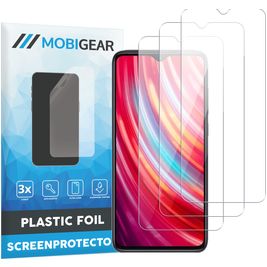 Mobigear Xiaomi Redmi Note 8 Screenprotector Folie - Case Friendly (3-Pack)