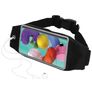 Mobiparts Comfort Fit Belt Telefoonhouder Hardlopen Samsung Galaxy A51 Sport Hoesje Neopreen Heuptas - Zwart