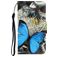 Mobigear Design Xiaomi Redmi 9C Hoesje Bookcase Portemonnee - Vlinder