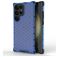 Mobigear Honeycomb Samsung Galaxy S24 Ultra Hoesje Hardcase Backcover Shockproof - Blauw