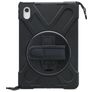 Xccess Survivor All-round iPad Pro 11 Inch (2022) Hoes Hard Kunststof,Siliconen Backcover + Schouderband + Standaard - Zwart