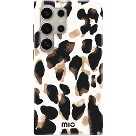 MIO Samsung Galaxy S24 Ultra MagSafe Hoesje Hardcase Backcover - Leopard