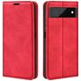 Mobigear Retro Slim Google Pixel 7 Hoesje Bookcase Portemonnee - Rood