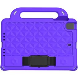 Mobigear Diamond iPad Mini 7 (2024) Kinder Tablethoes met Handvat - Paars