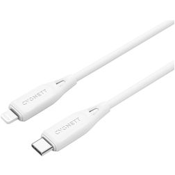 Cygnett Essentials USB-C naar Apple Lightning Kabel MFI 1 Meter - Wit