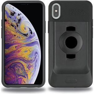 Tigra FitClic Neo Case iPhone XS Max Hoesje Hardcase Backcover Shockproof - Zwart