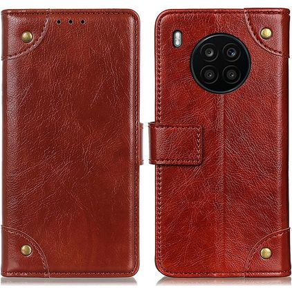 Mobigear Ranch HONOR 50 Lite Hoesje Bookcase Portemonnee - Bruin