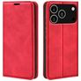 Mobigear Retro Slim iPhone 18 Pro Max Hoesje Bookcase Portemonnee - Rood