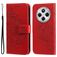 Mobigear Flowers Xiaomi Redmi 14C Hoesje Bookcase Portemonnee - Rood