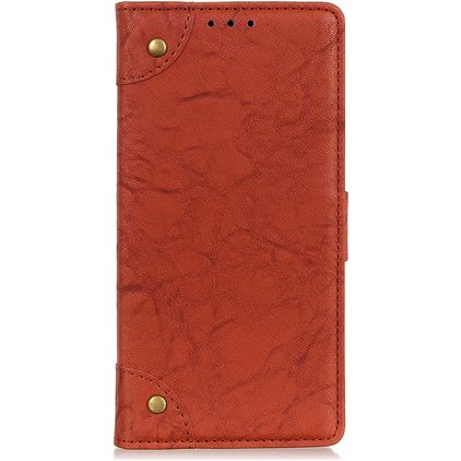 Mobigear Ranch Alcatel 1C (2019) Hoesje Bookcase Portemonnee - Cognac