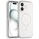 Mobigear Shockproof iPhone 16 Plus MagSafe Hoesje Flexibel TPU Backcover - Wit